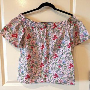 Brooks Brothers Size 2 Floral Top